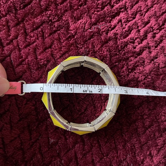 ⚠️Geo Bracelet Pair - Yellow/Black/White - Picture 7 of 11